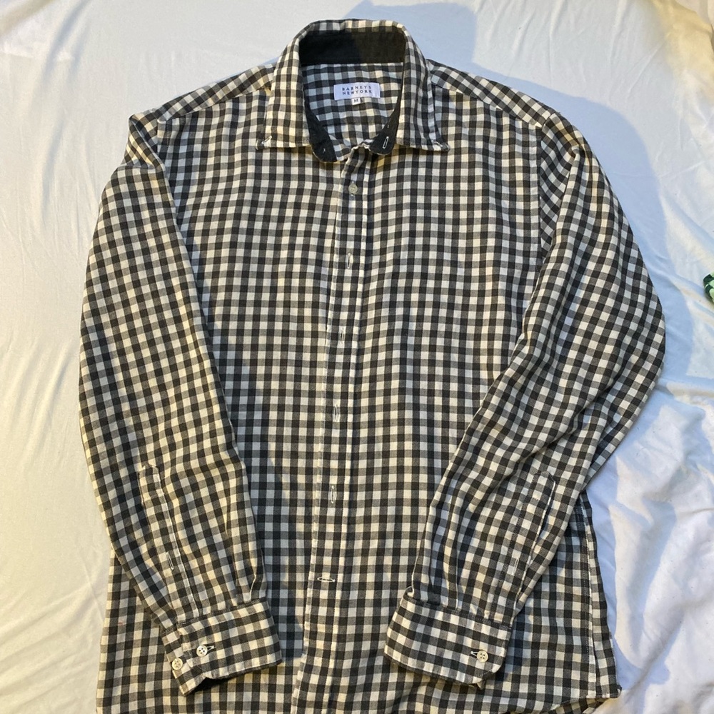 Grey & White checkered shirt